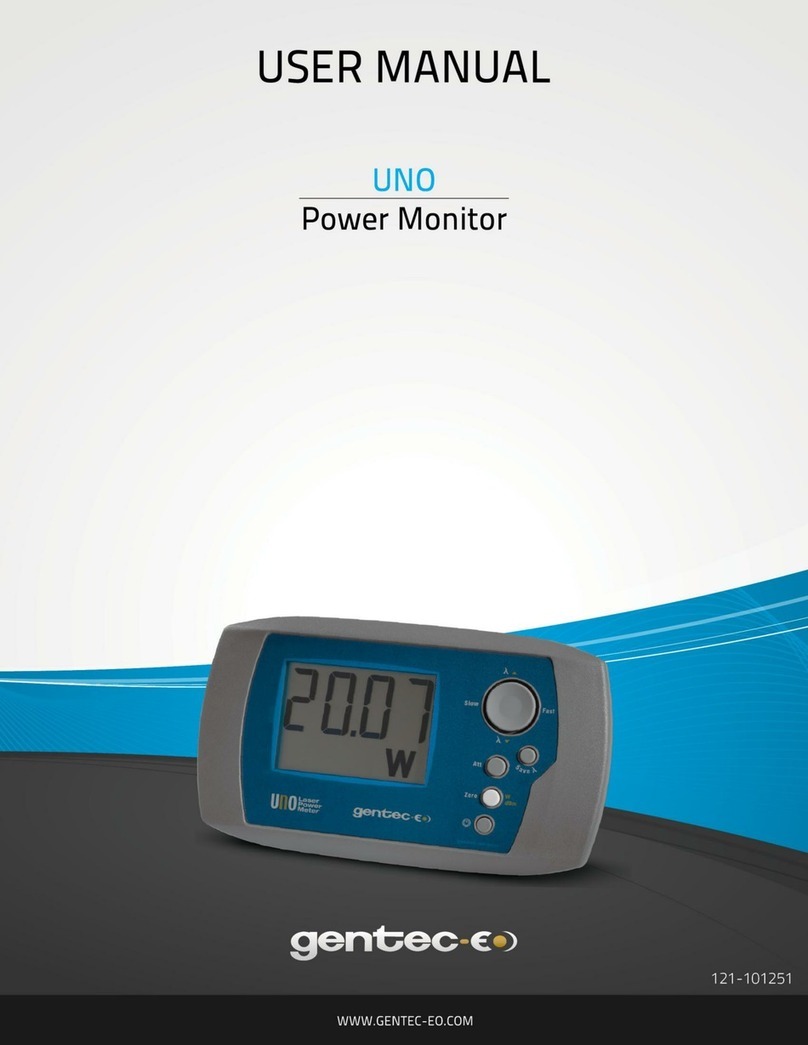 Gentec-EO Uno User manual