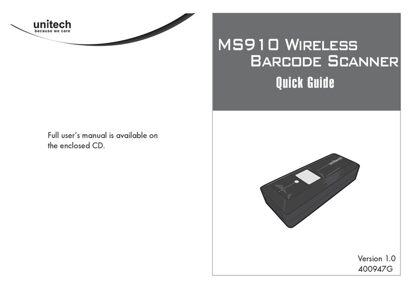 Unitech MS910 User manual