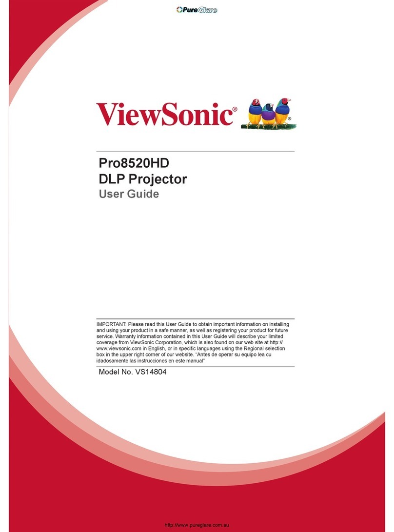 ViewSonic Pro8520HD User manual