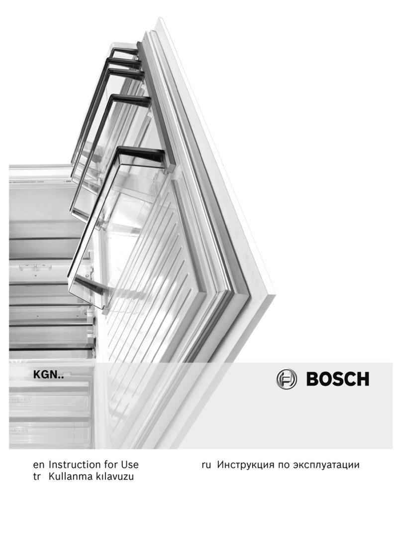 Bosch KGN Series User manual
