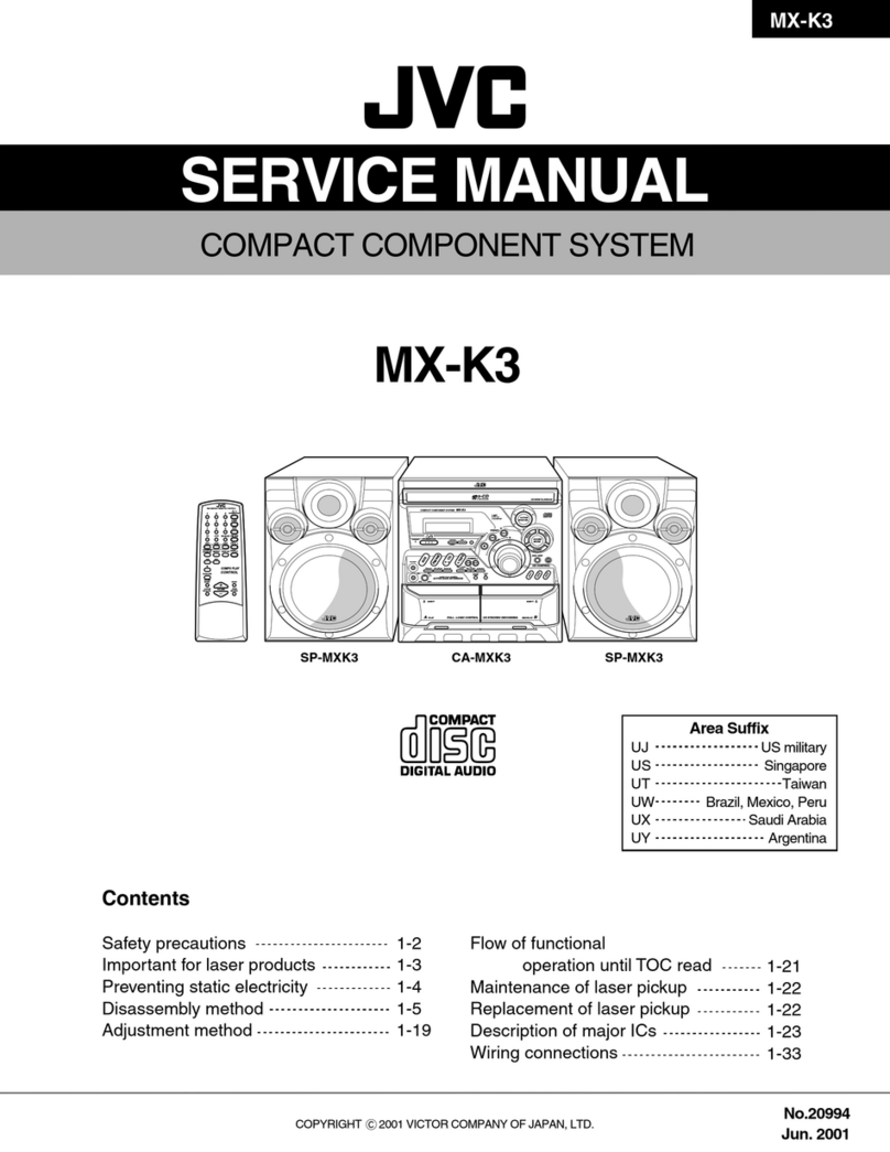 JVC MX-K3 User manual