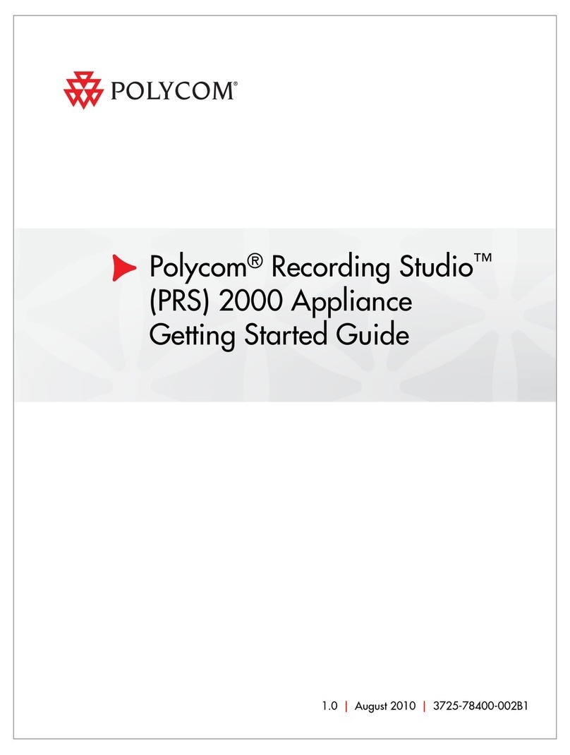 Polycom PRS 2000 User manual