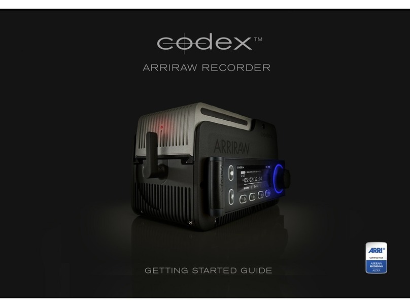 Codex Arriraw User manual
