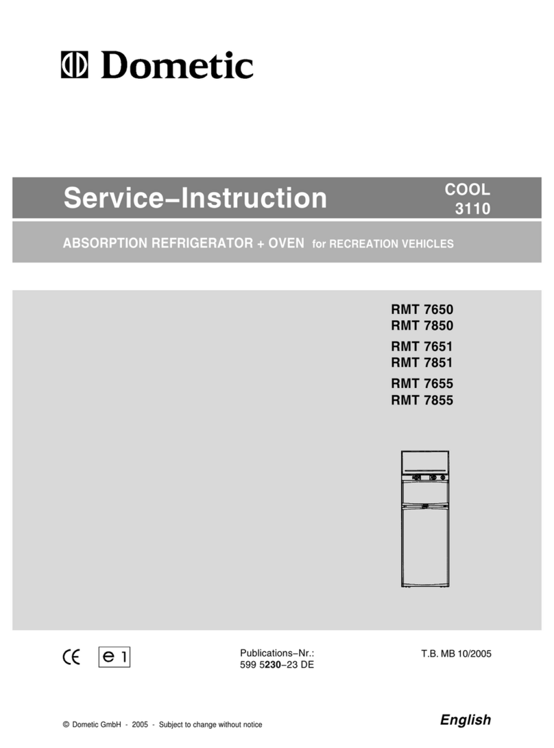 Dometic RMT 7855 Original operating manual