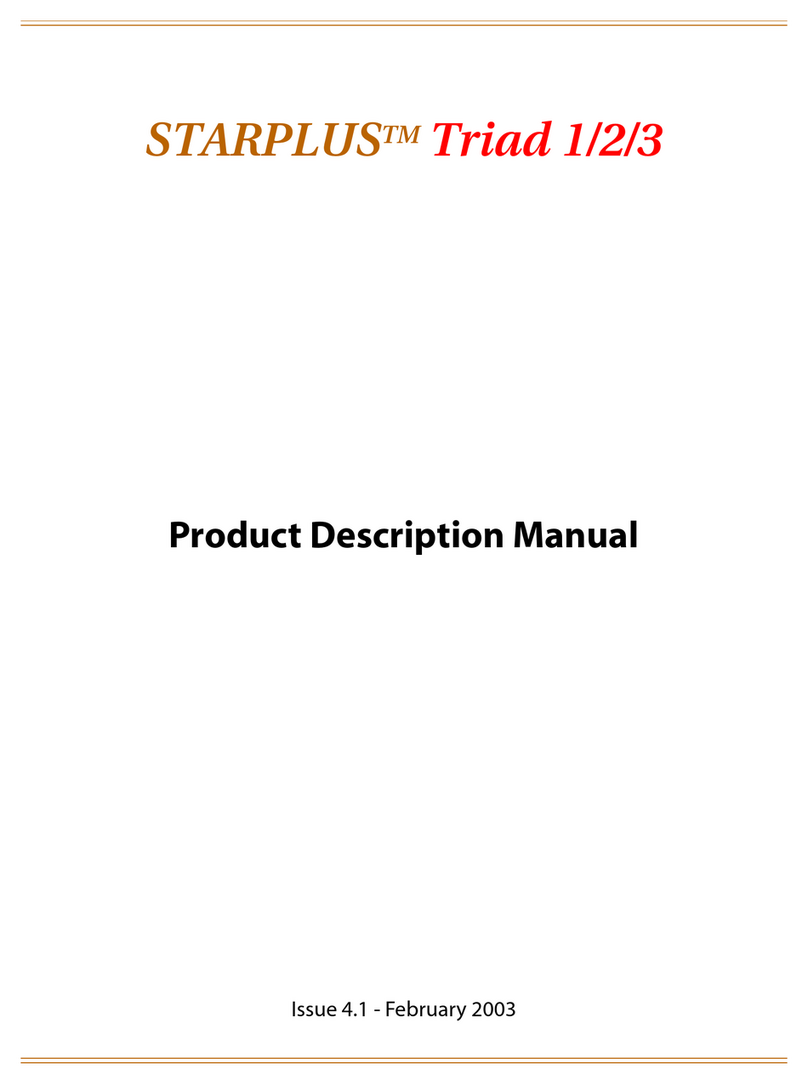 STARPLUS Triad 1 User manual
