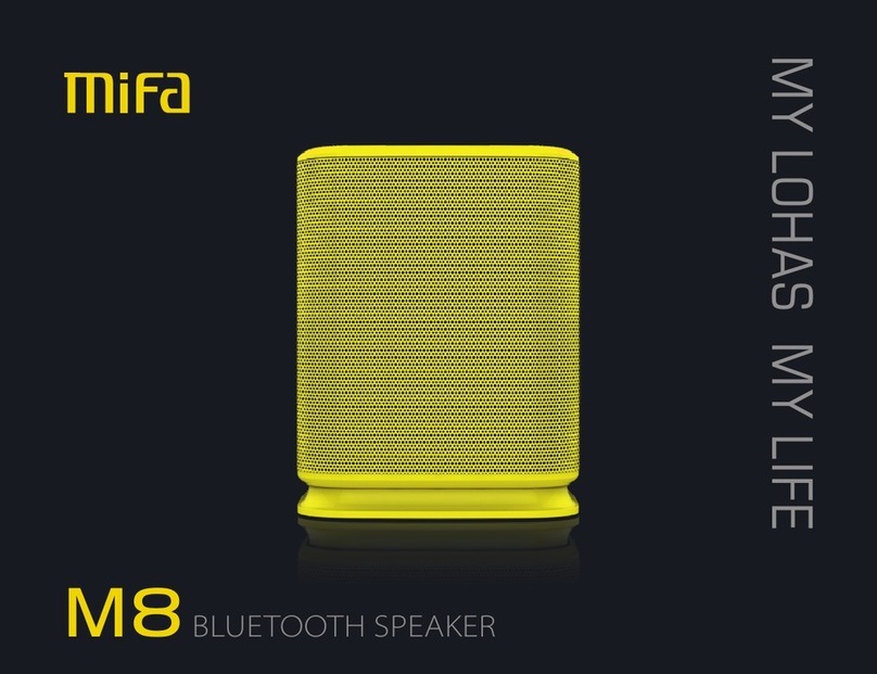 Mifa M8 User manual