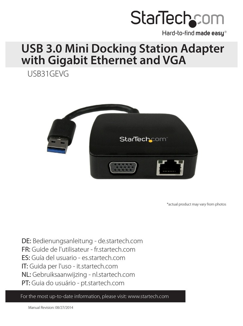 StarTech.com USB31GEVG User manual