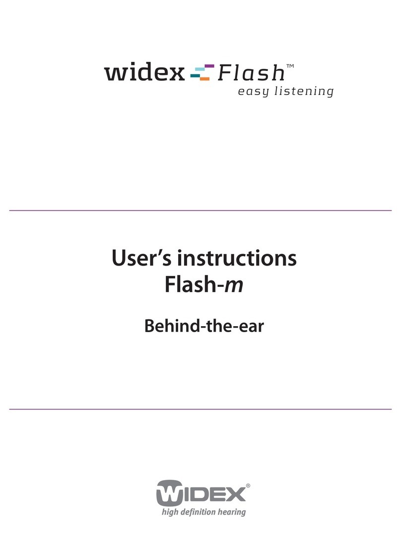 Widex Flash-M User manual