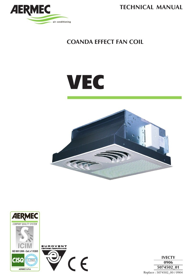 AERMEC VEC User manual