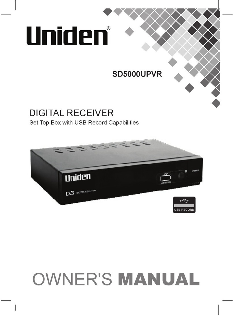 Uniden SD5000UPVR User manual Uniden SD5000UPVR User manual