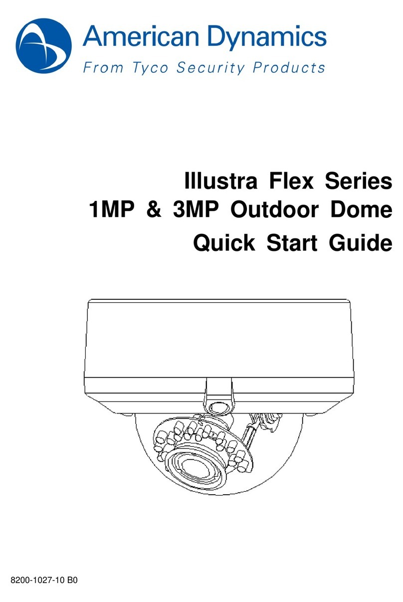 American Dynamics Illustra Flex Series User manual
