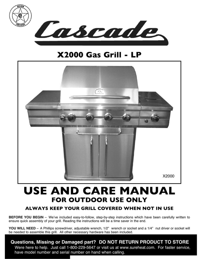 Cascade X2000 User manual