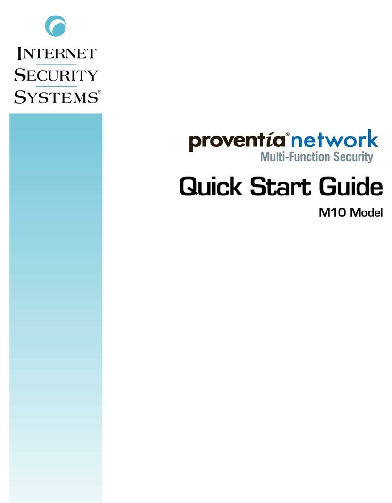 Internet Security Systems M10 User manual