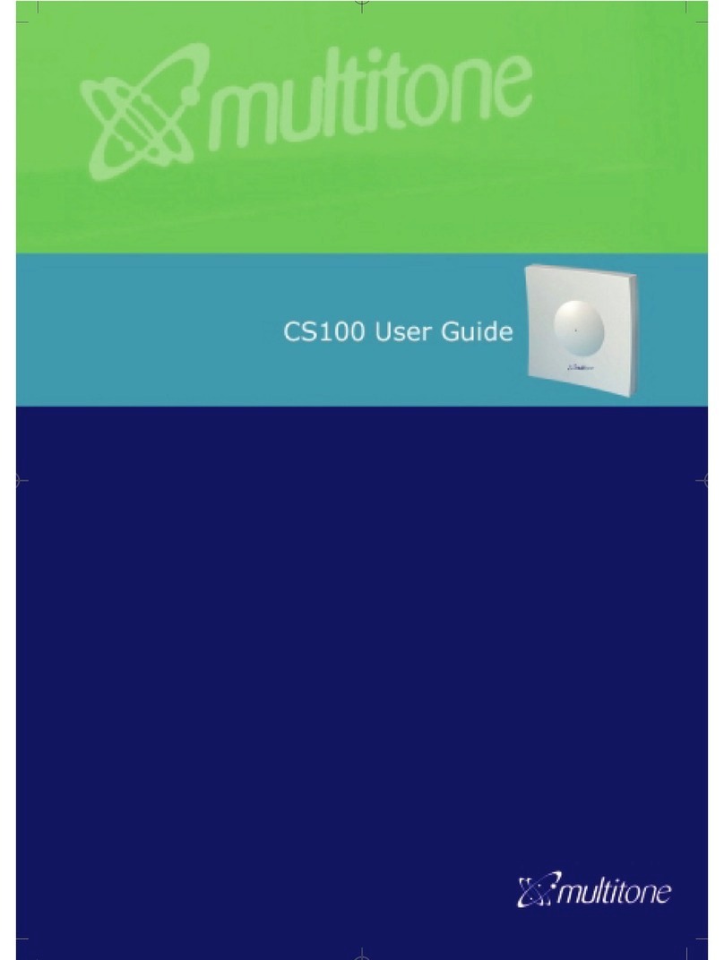 Multitone CS100 User manual
