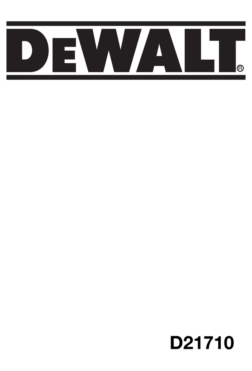DeWalt D21710 User manual