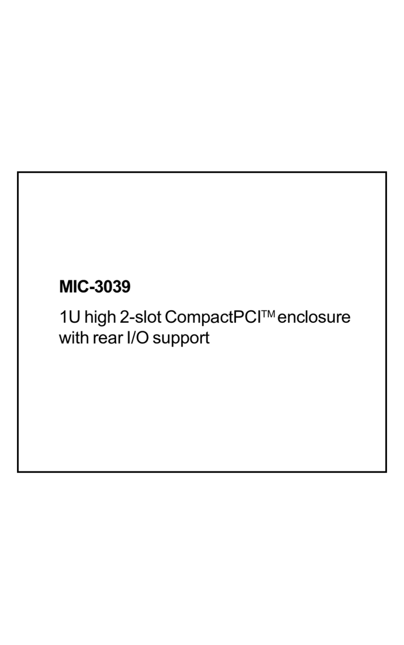 Advantech MIC-3039 User manual