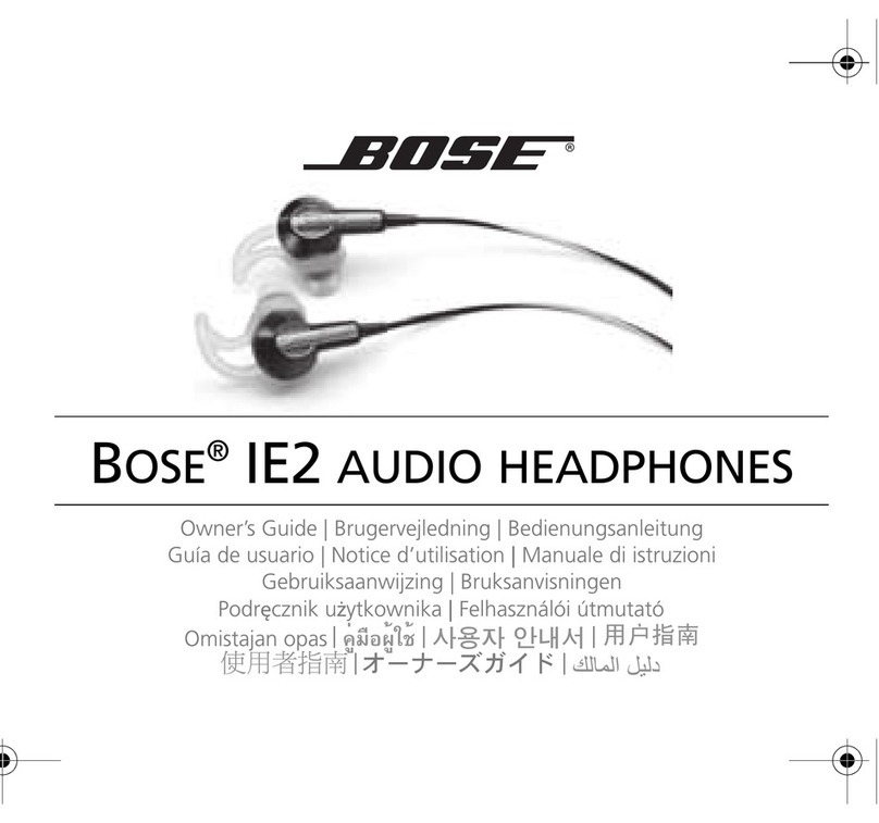 Bose IE2 System manual