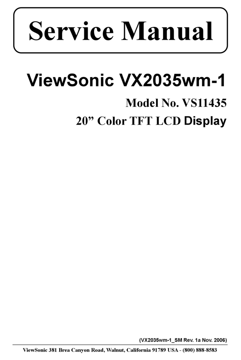 ViewSonic VX2035wm-1 User manual