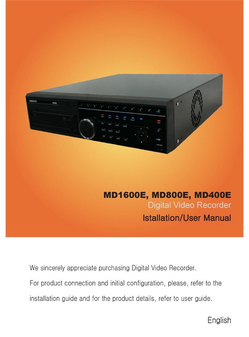 WebGate MD1600E User manual
