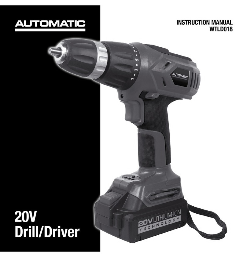 Automatic WTLD018 User manual