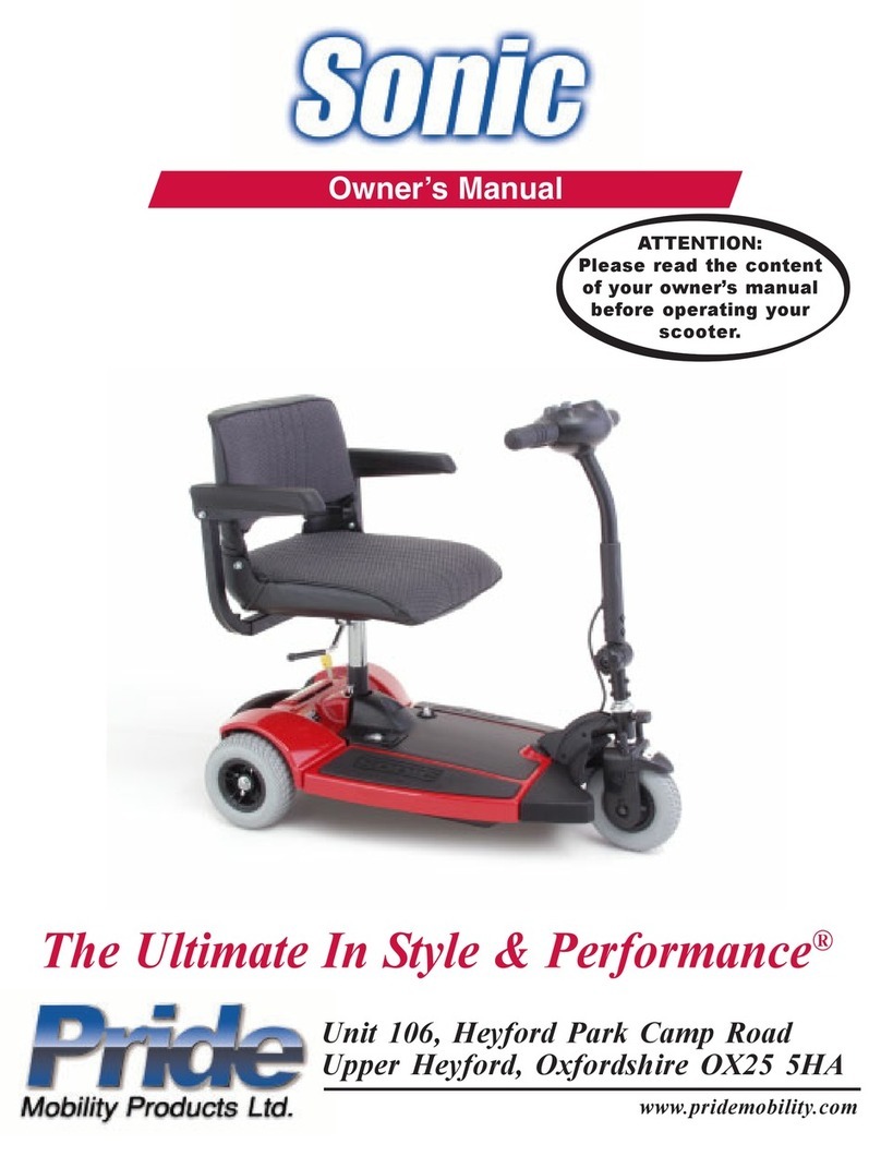 Pride Sonic User manual