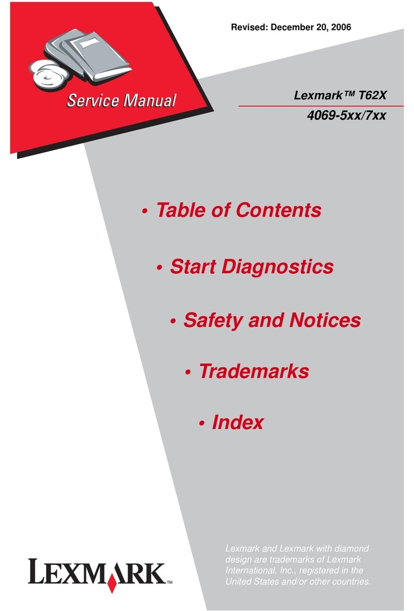 Lexmark T62X User manual
