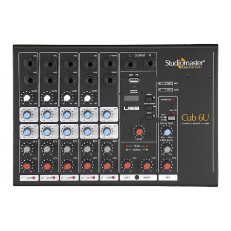 Studiomaster BASIC CUB User manual