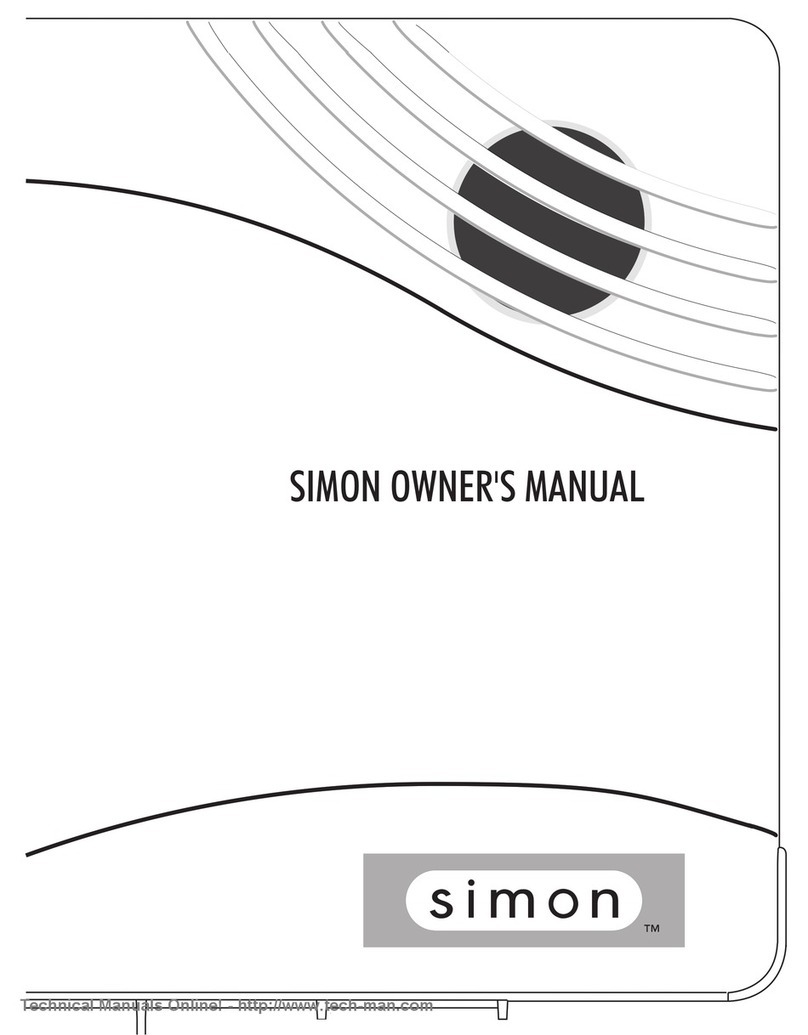 Simon Security System User manual