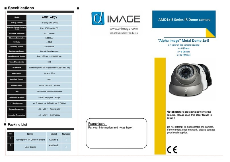Alpha Image AMD1x-E Series User manual