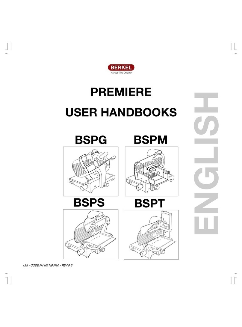 Berkel BSPG Instruction Manual