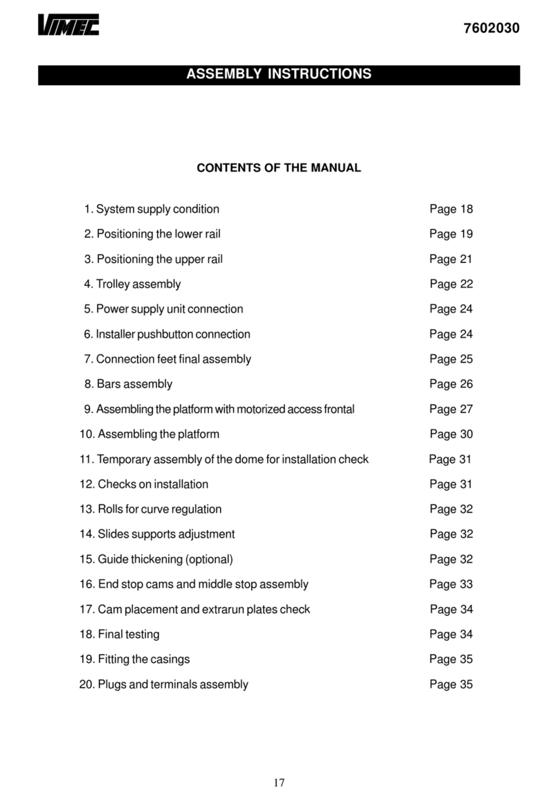 vimec 7602030 User manual