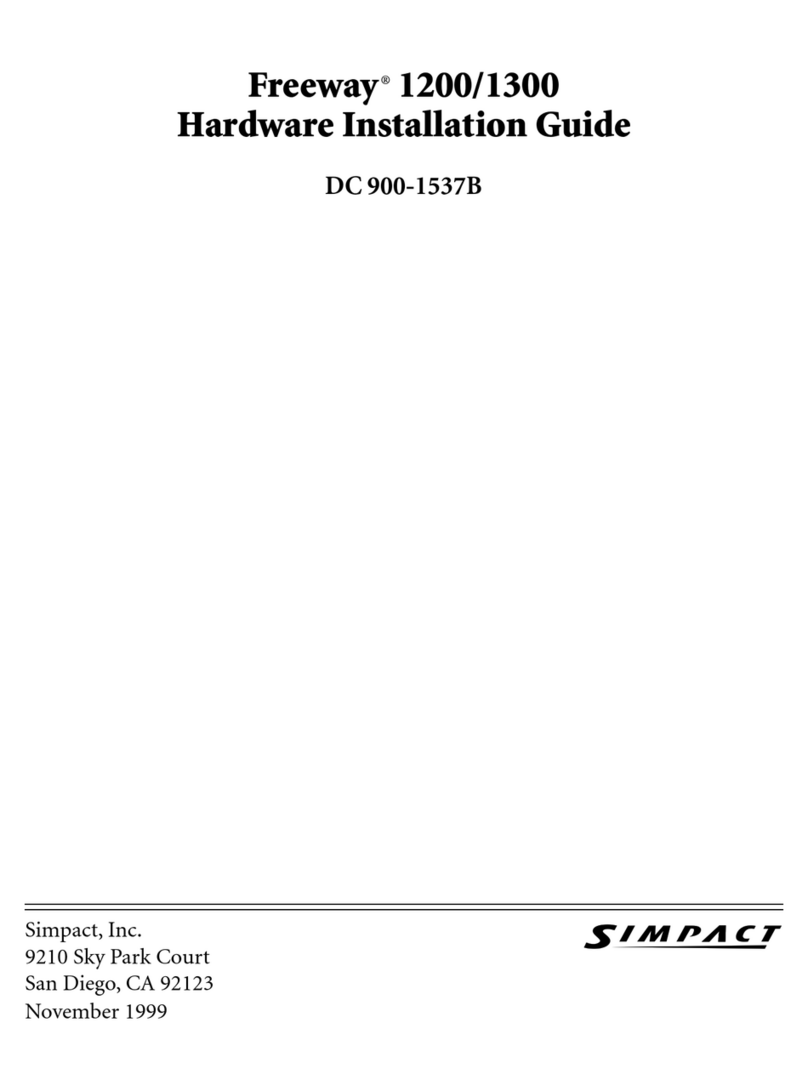 Simpact Freeway 1200 Manual