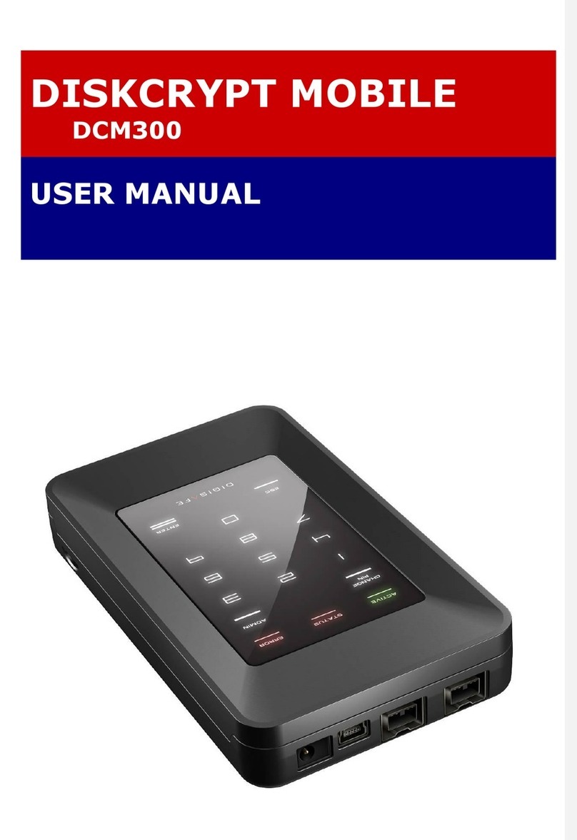 ST Electronics DiskCrypt Mobile DCM300 User manual