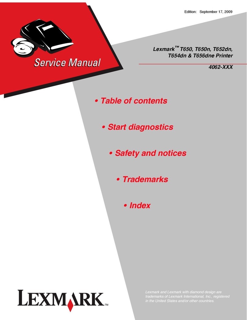 Lexmark T656DNE User manual