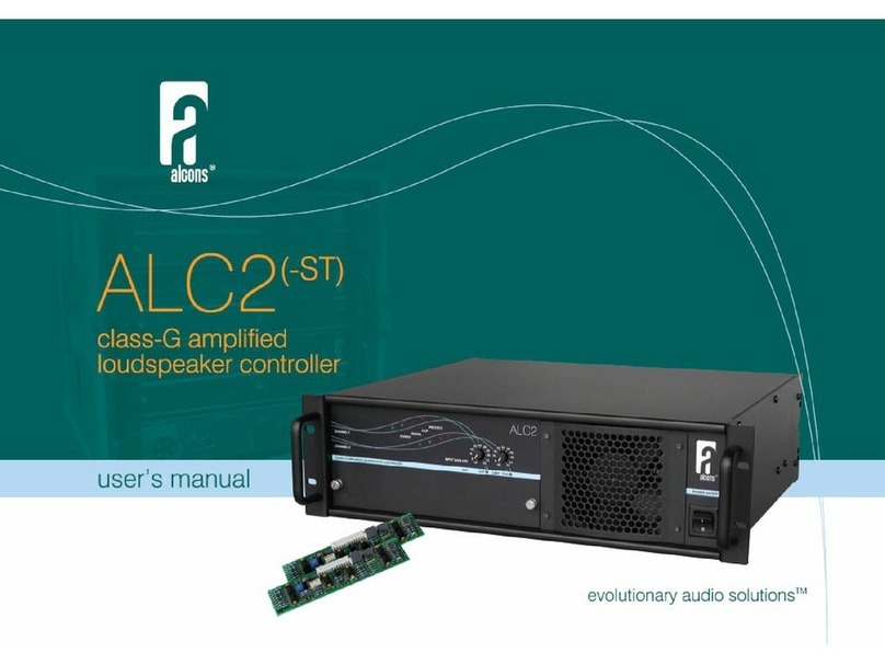 Alcons ALC2 User manual