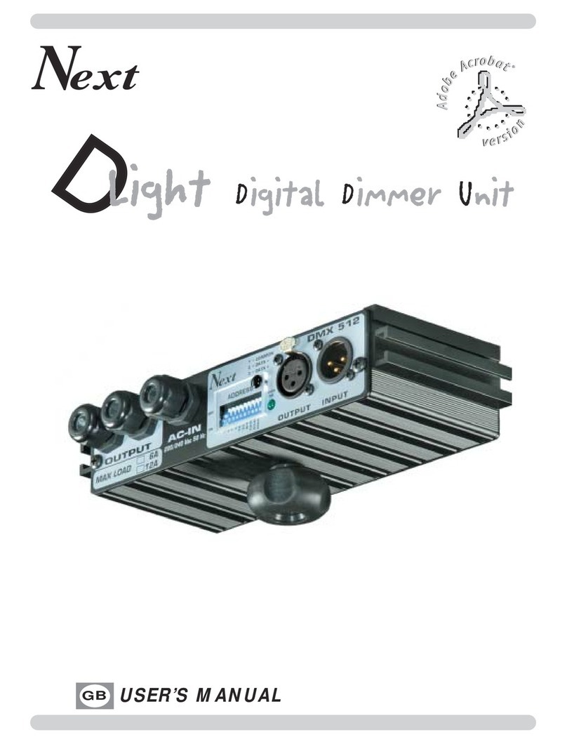 Next Dlight User manual