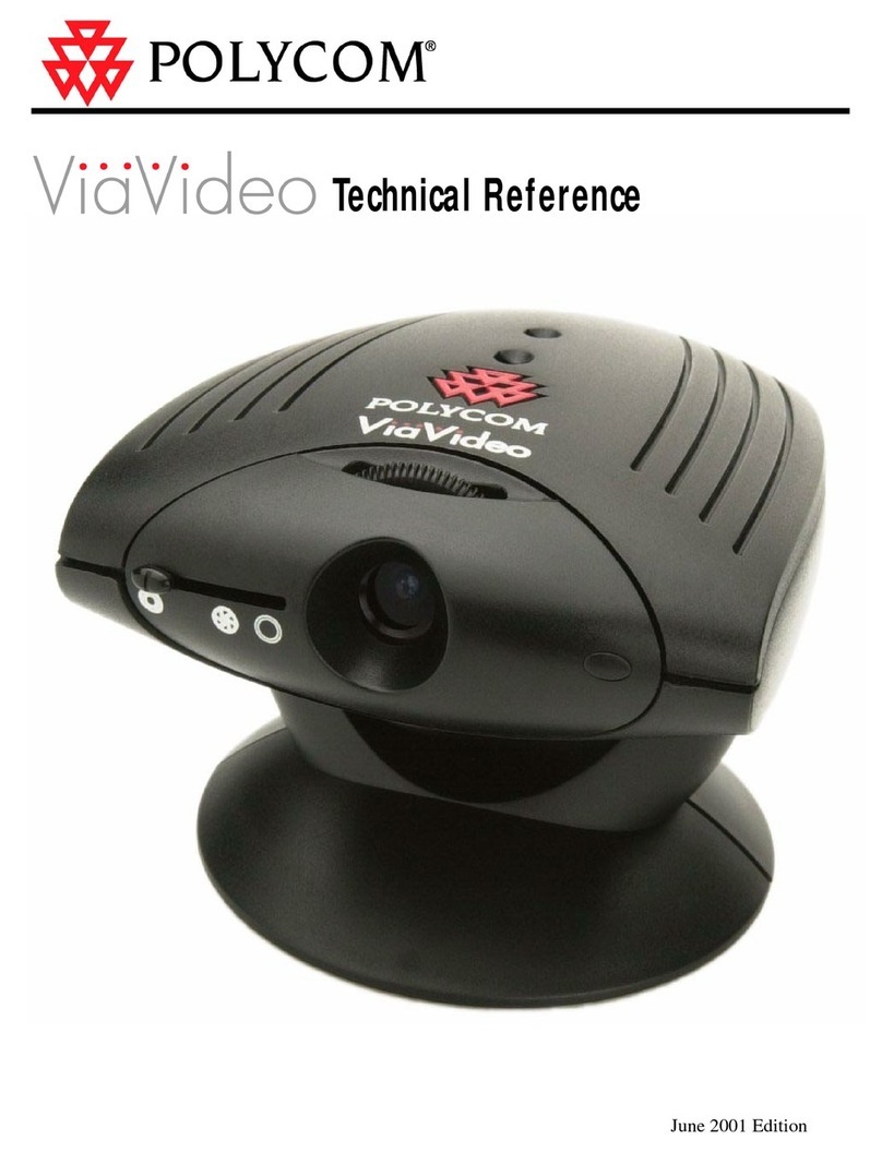Polycom ViaVideo Use and care manual