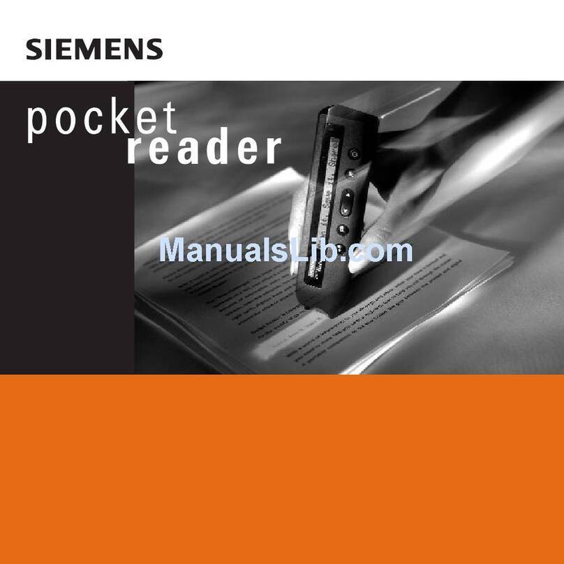 Siemens Pocket Reader Installation guide