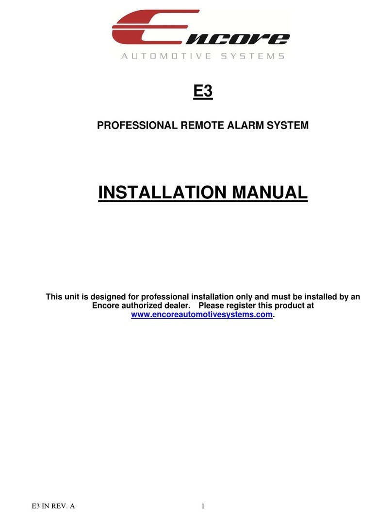 Encore E 3 User manual Encore E 3 User manual