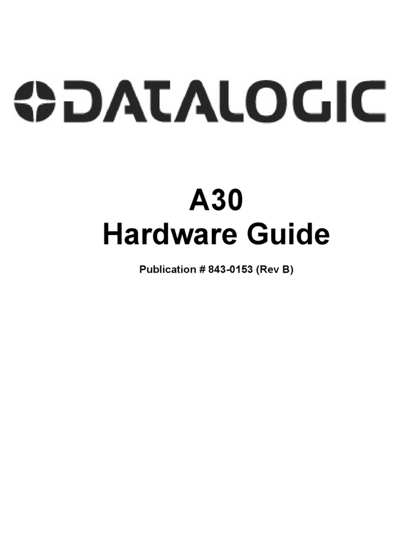 Datalogic A30 Installation instructions
