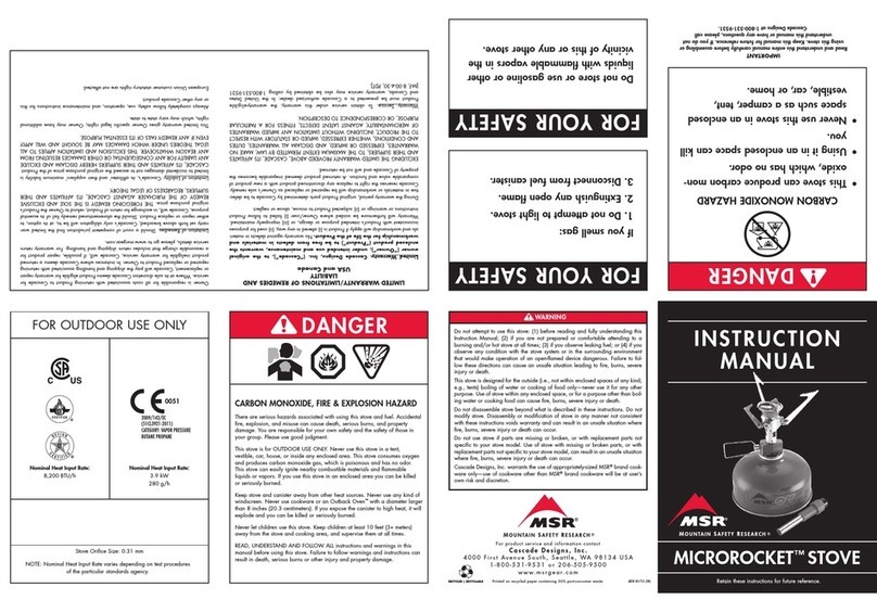 MSR MICROROCKET User manual MSR MICROROCKET User manual