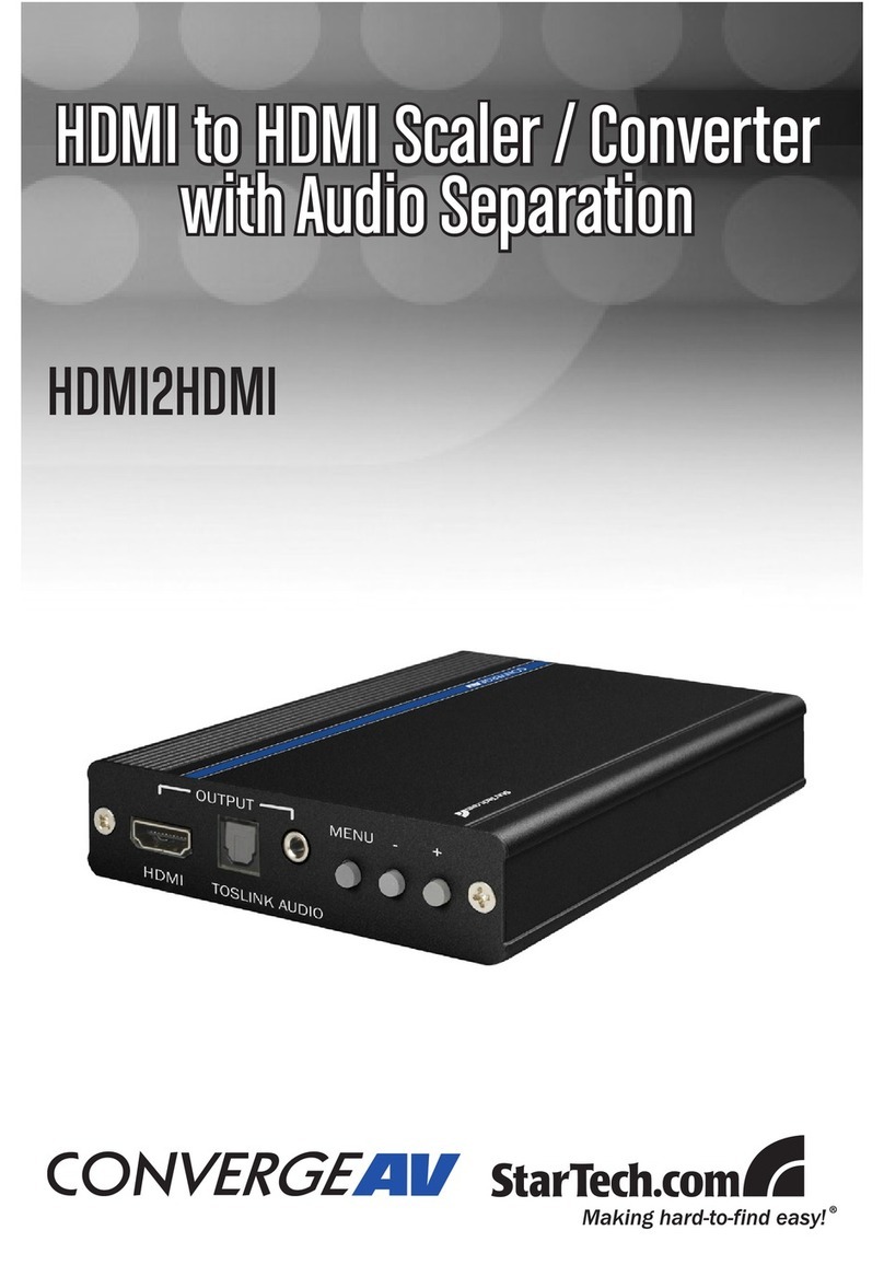 StarTech.com HDMI2HDMI User manual StarTech.com HDMI2HDMI User manual