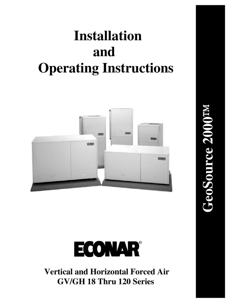 Econar GeoSource 2000 User manual
