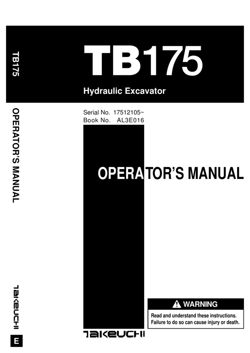 Takeuchi TB175 User manual