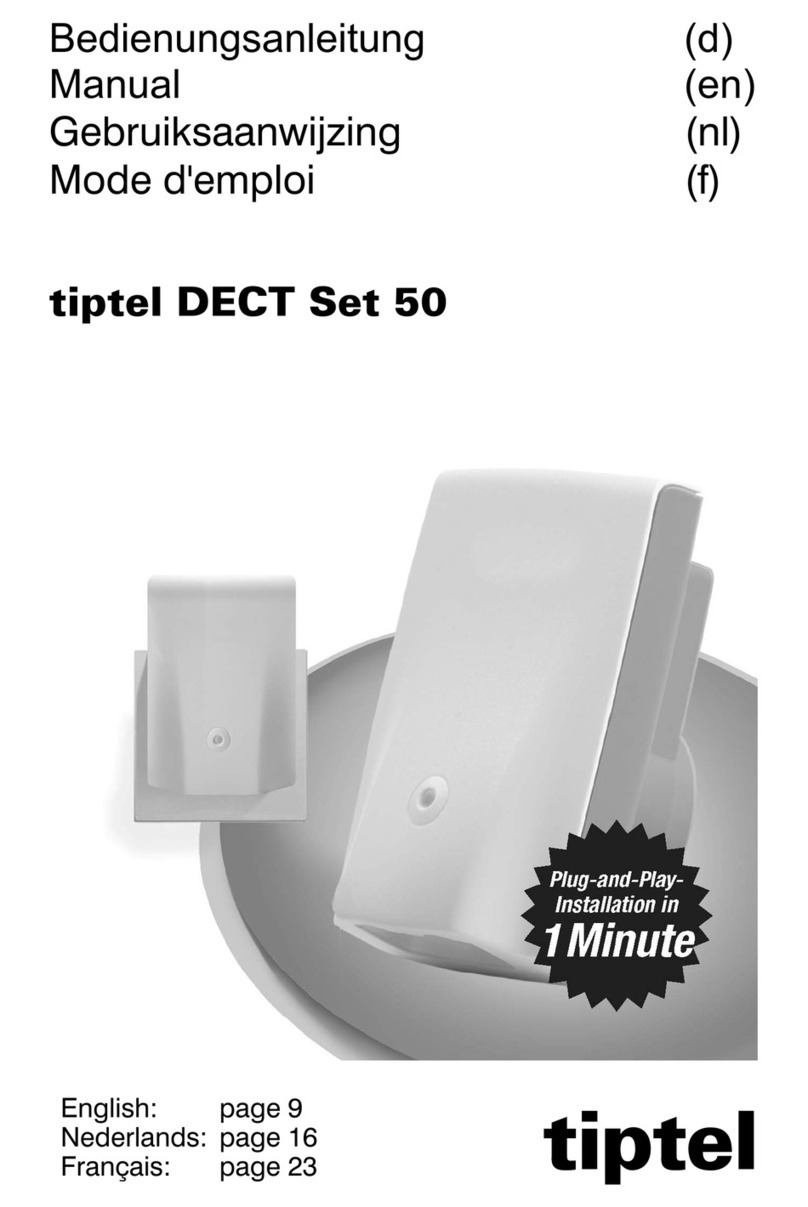 TIPTEL DECT Set 50 User manual