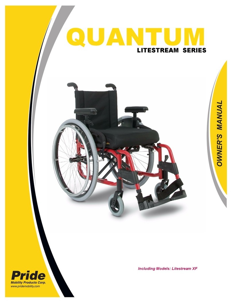 Pride Mobility QUANTUM SERIES User manual