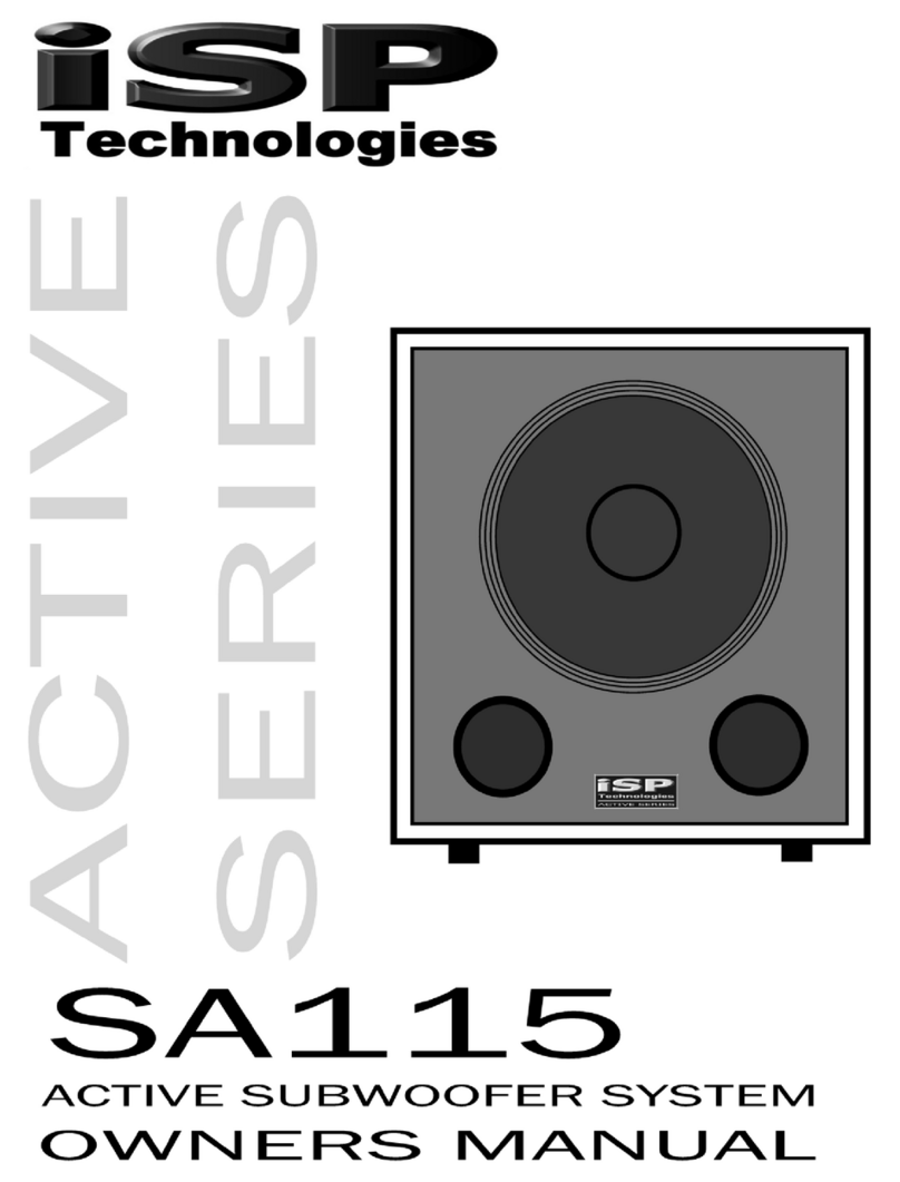 iSP Technologies SA115 User manual