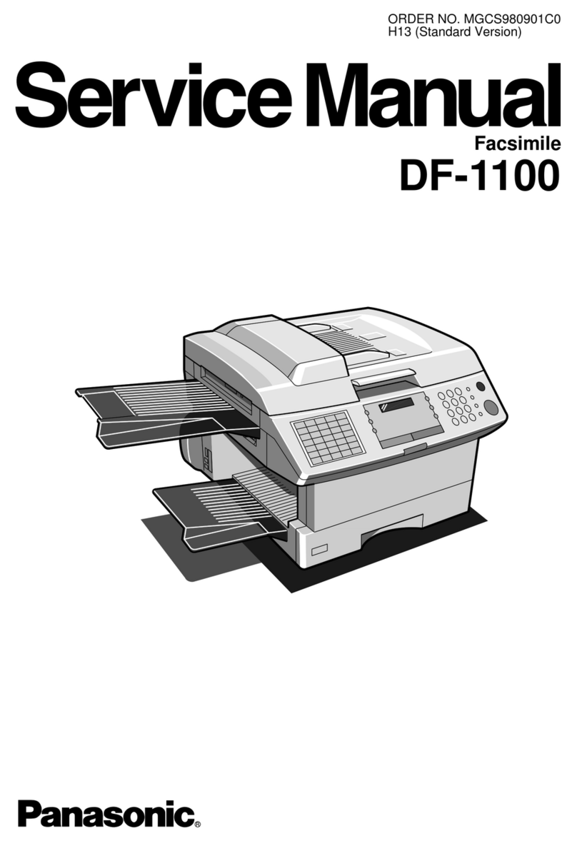 Panasonic PANAFAX DF-1100 User manual