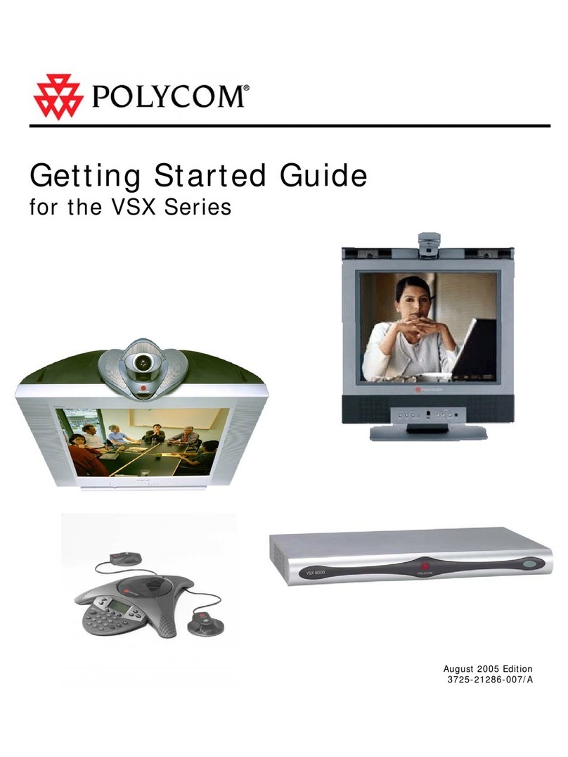 Polycom VSX Series User manual