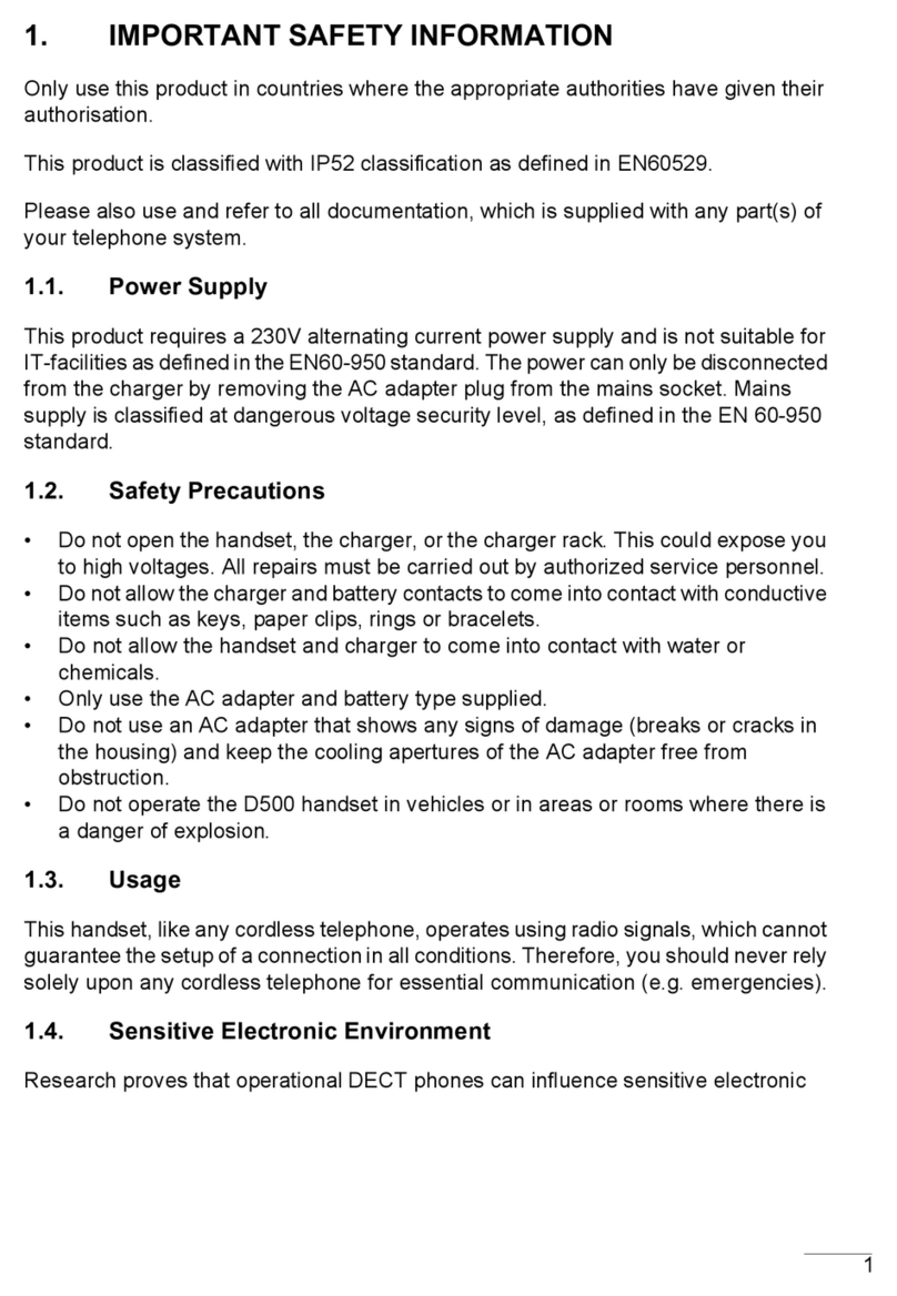 Philips D500 User manual
